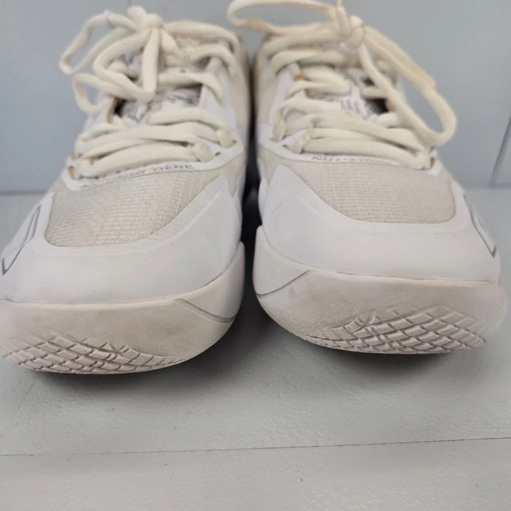 Puma MB.01‎ Low Not From Here Basketball Shoes Men's Sz 8.5 White 376941-04